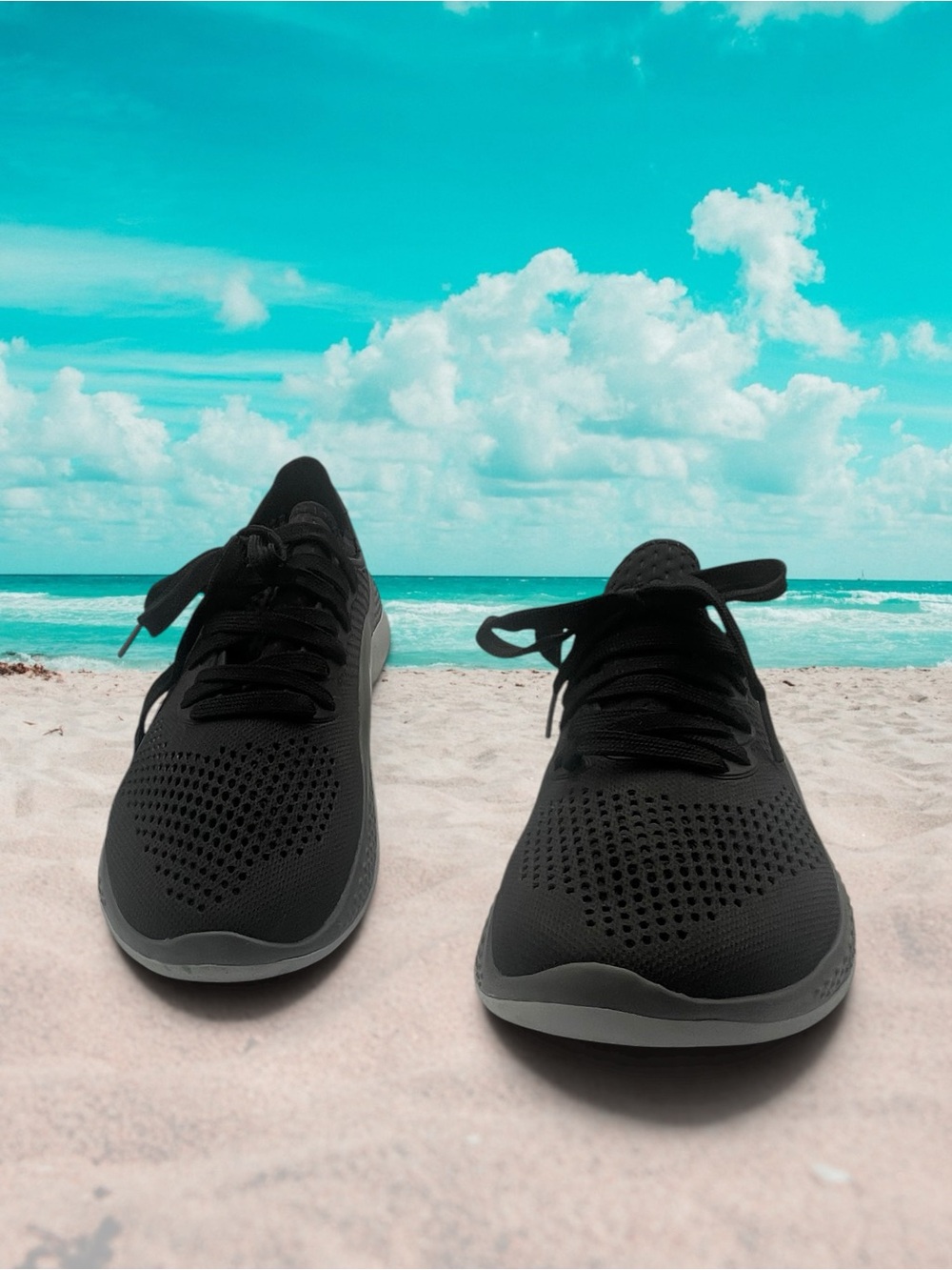 CROCS LiteRide 360 Pacer Sneakers Black Slate Gray 206705 Women's Size 9 - Picture 4 of 15